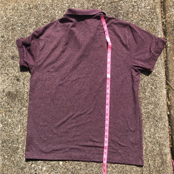Claiborne Brand Maroon Casual Tee with collar in a women’s size XL - Picture 4 of 4